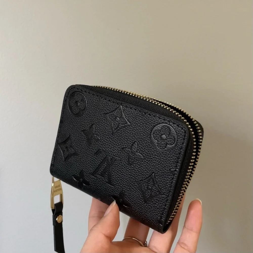 LV ZIPPY COIN PURSE Black Monogram Empreinte Leather
